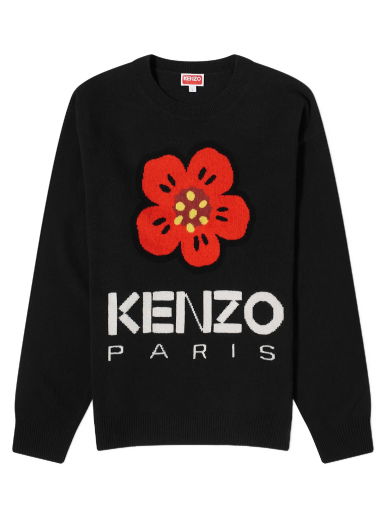 Пуловер KENZO Boke Flower Crewneck Черно | FD65PU4273LD-99J