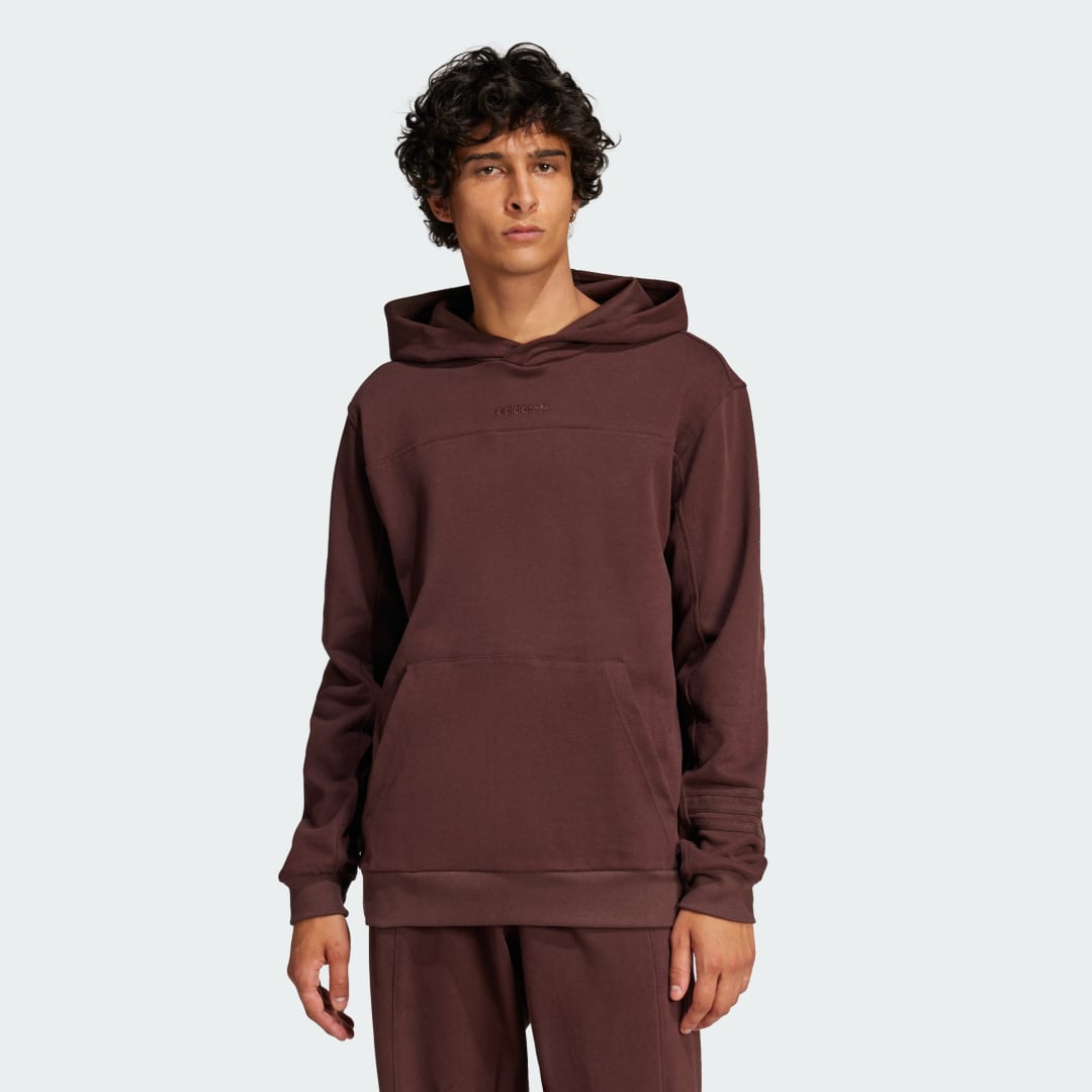 Суитчър adidas Performance Burgundy Fleece Hoodie Бургунди | JC8351, 0