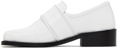 Кецове и обувки BY FAR BY FAR Cyril Loafers Бяло | 23PFCYRLWHMCEL, 2