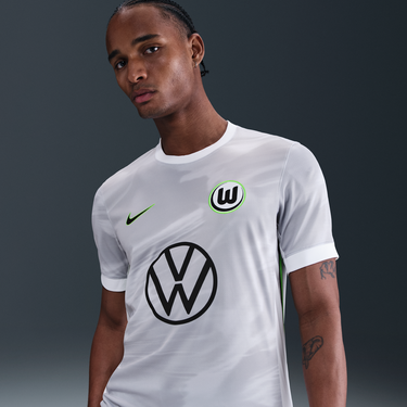Фланелка Nike Nike VfL Wolfsburg 2025/26 Stadium Jersey Сиво | hq0960-100, 4
