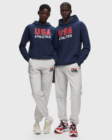 Суитчър Sporty & Rich USA Athletics Hoodie Тъмно синьо | ST070503649BL32, 1