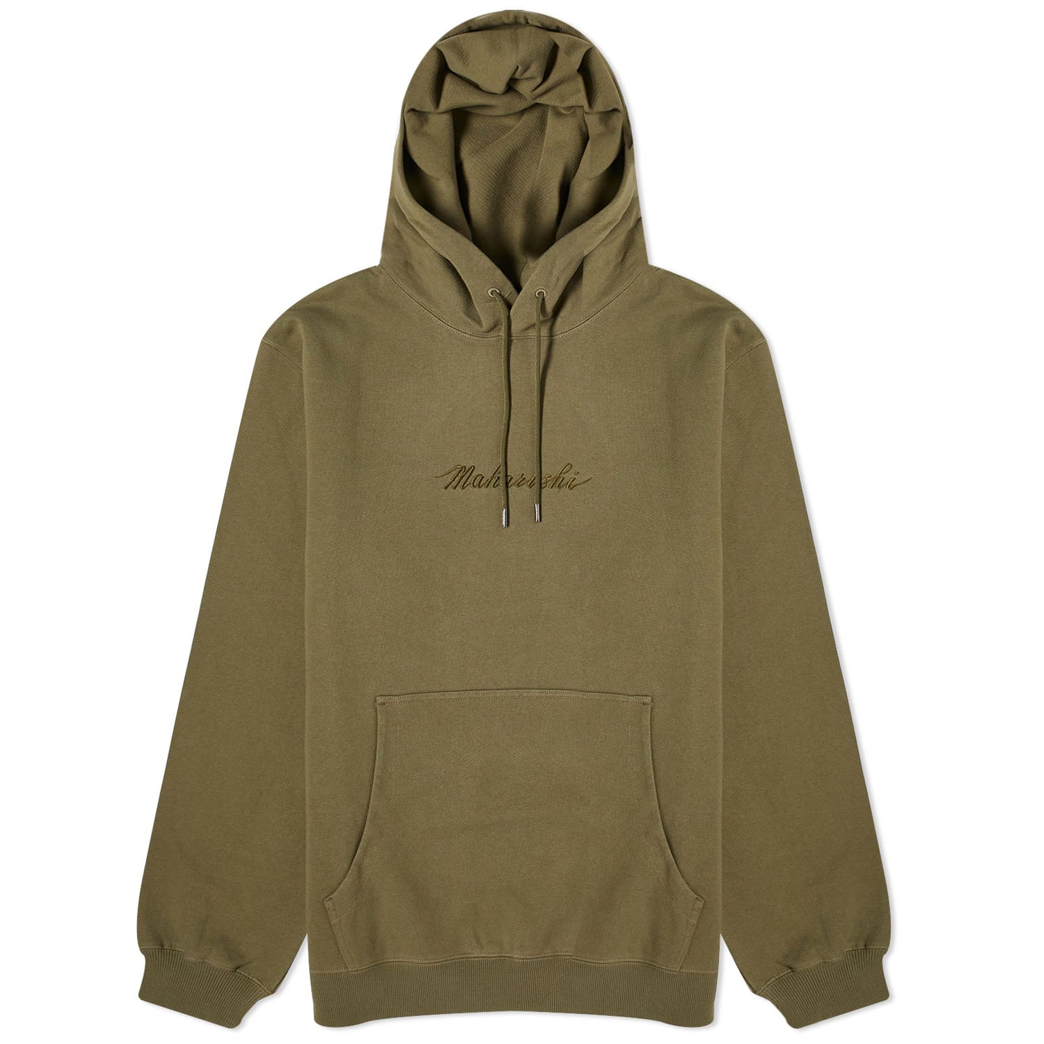 Суитчър Maharishi Embroided Popover Hoodie Зелено | 4622-OLV, 0