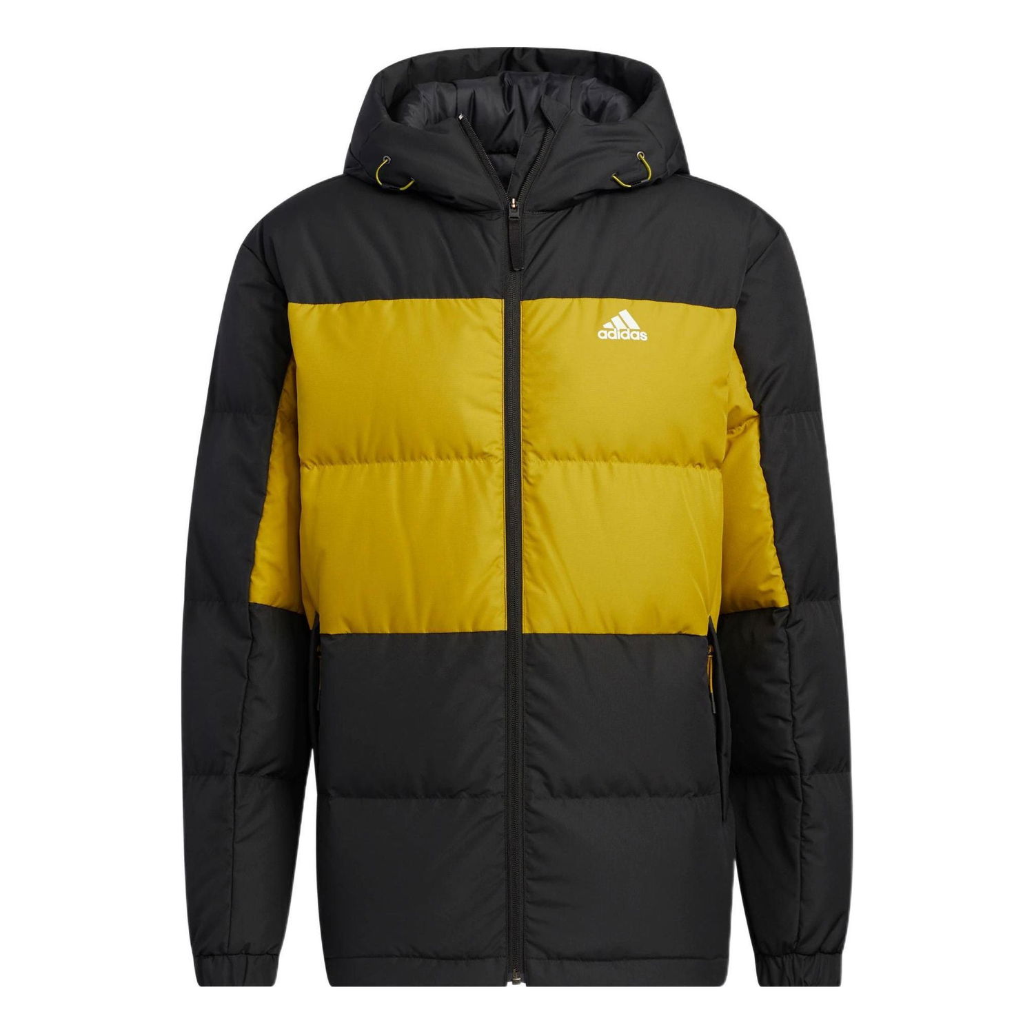 Пухо яке adidas Originals Men's Hooded Padded Jacket Жълто | HN4407, 0