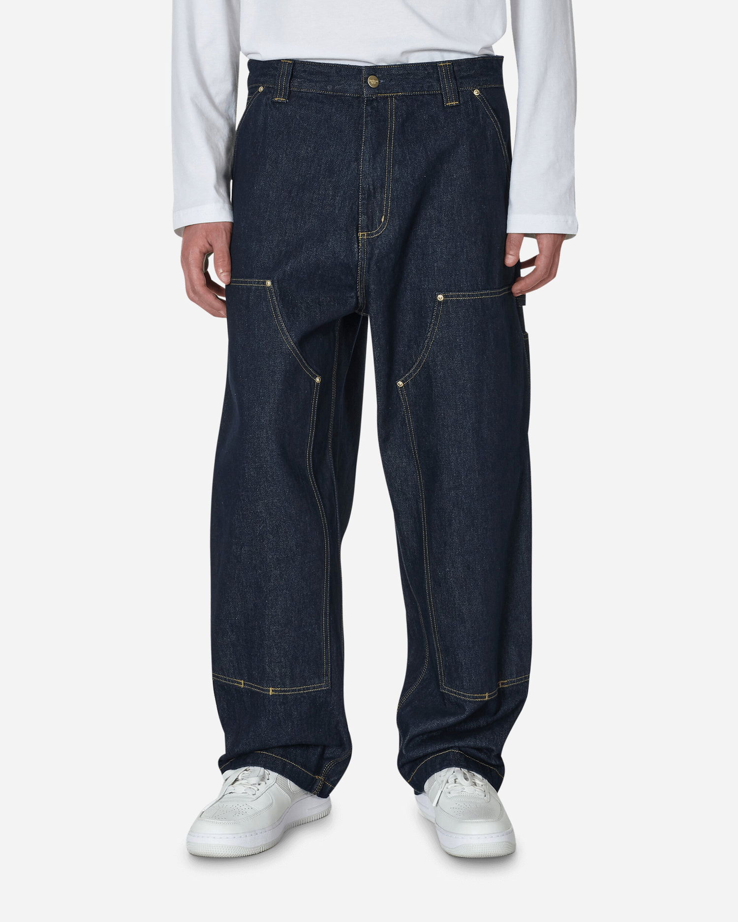 Панталони и дънки Carhartt WIP Nash Double Тъмно синьо | I032106 102, 0