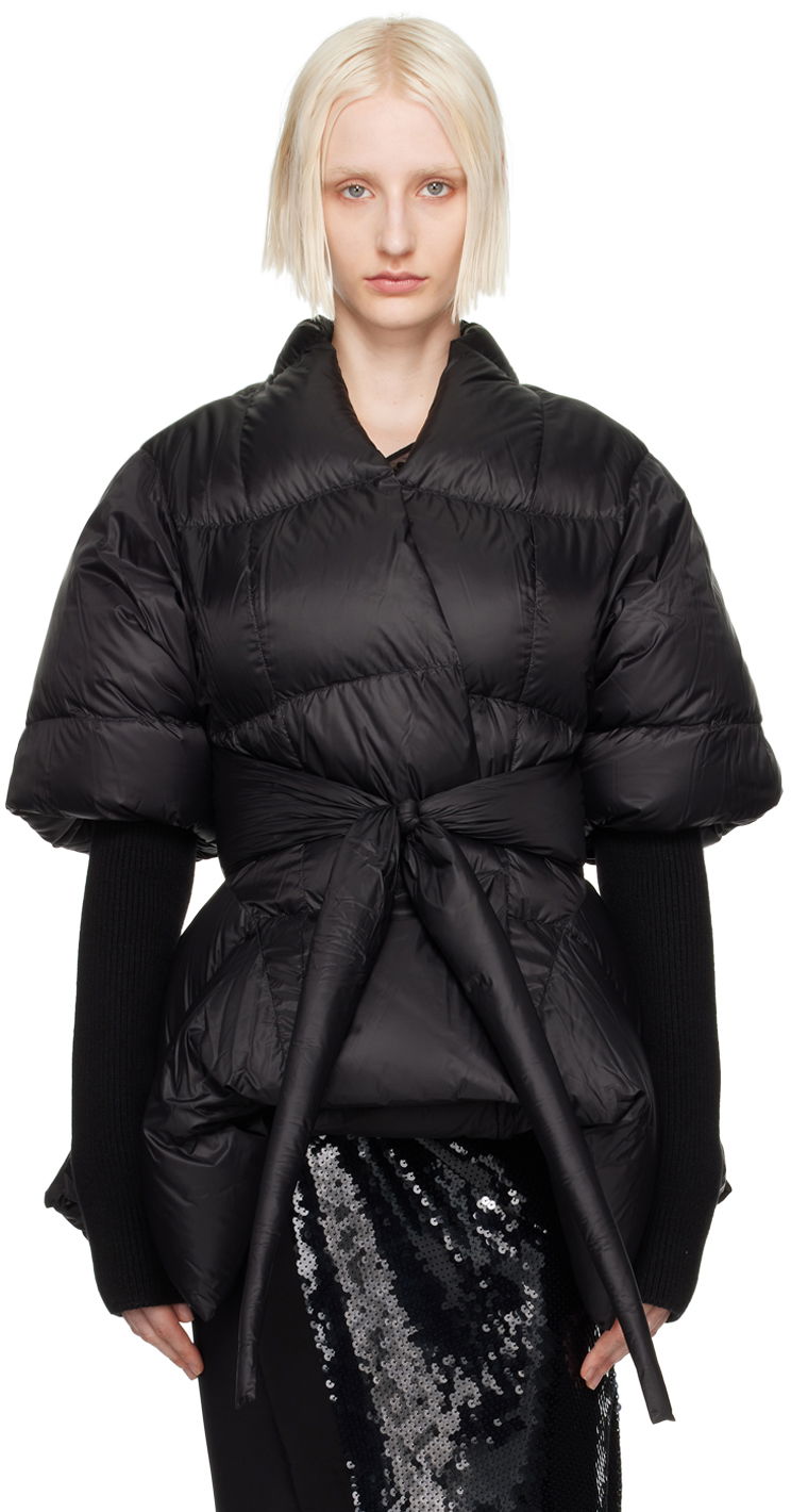 Яке Rick Owens Black Porterville Batwing Down Jacket Черно | RP02D3750 NPD2