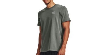 Тениска Under Armour UA Logo EMB Heavyweight Сиво | 1373997-182, 1