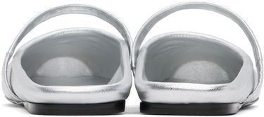 Облекло Marni Marni Leather Little Bow Sabot Slippers Металик | SBMS010400 PR695, 1