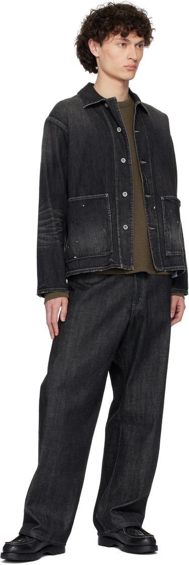 Яке Neighborhood Neighborhood Washed Denim Coverall Jacket Черно | 251SPNH-JKM02, 3
