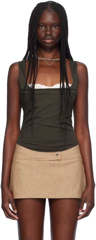 Потник Miaou Miaou Bobby Corset Top Зелено | 7080SPSCED, 0