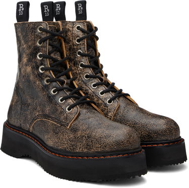 Облекло R13 R13 Single Stack Boots Черно | R13MS025-S148C, 3