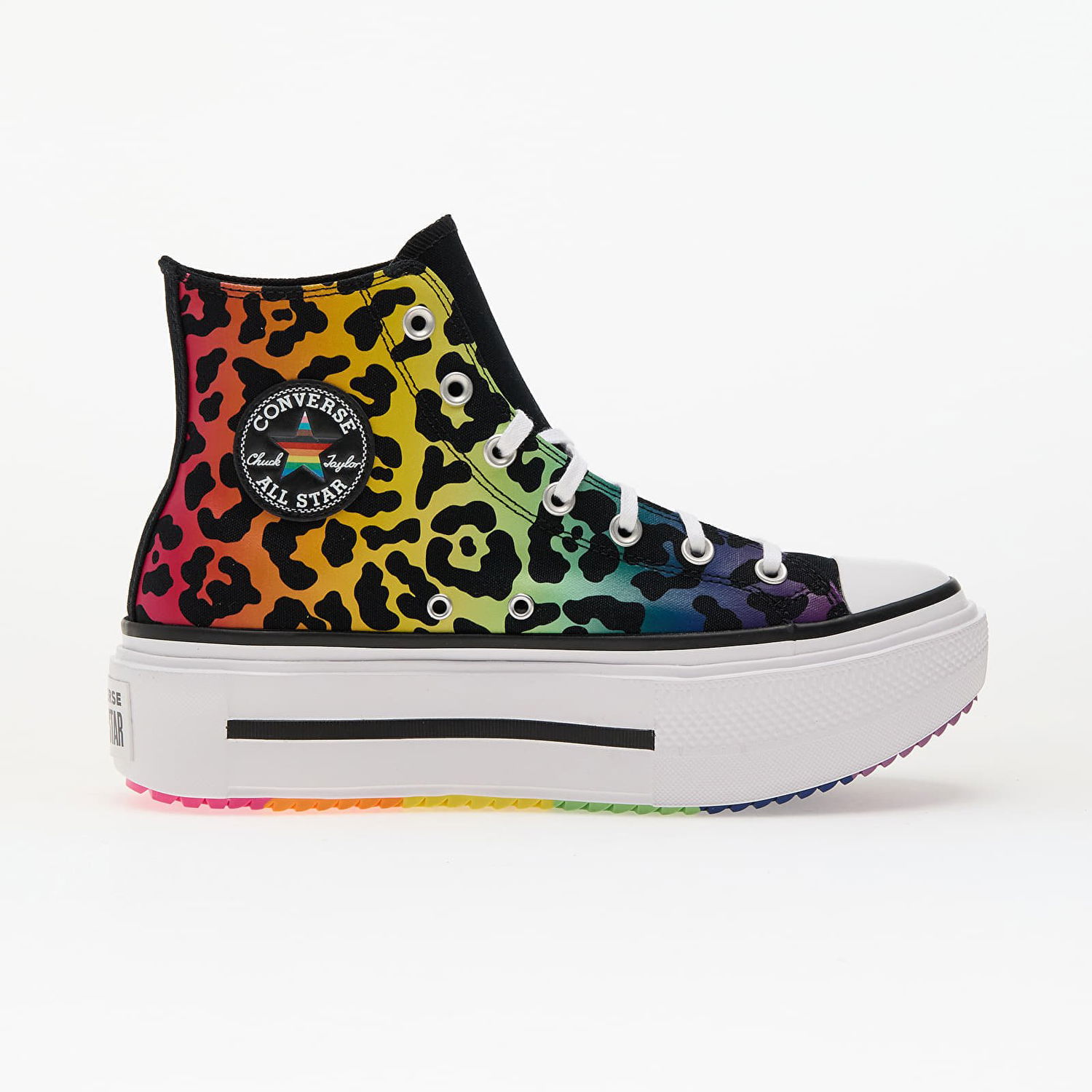 Кецове и обувки Converse Chuck Taylor All Star Lift Double Stack Platform Pride Бяло | A15782C, 1