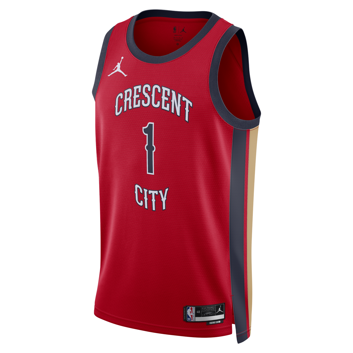 Фланелка Jordan Dri-FIT NBA Swingman Zion Williamson New Orleans Pelicans Statement Edition 2023/24 Jersey Червено | DX8655-657, 0