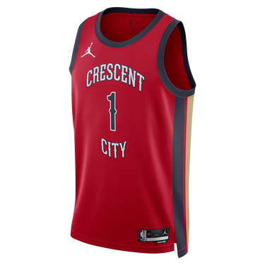 Фланелка Jordan Dri-FIT NBA Swingman Zion Williamson New Orleans Pelicans Statement Edition 2023/24 Jersey Червено | DX8655-657, 0