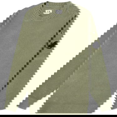 Пуловер C.P. Company Chenille Cotton Knit Зелено | CMKN187A-005687G-627, 0