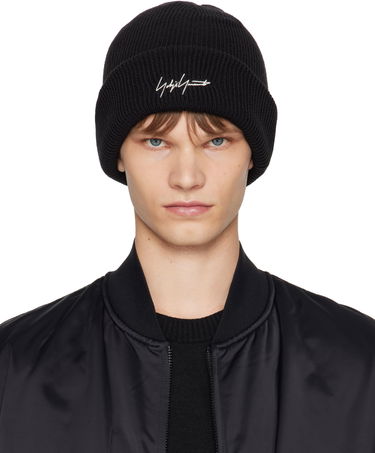 Шапка Yohji Yamamoto Y-3 KURO Knitted Beanie by Yohji Yamamoto Черно | JZ0908, 0