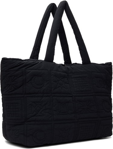 Облекло Nanushka Black Symbol Tote Черно | NU24FWBT12451, 2