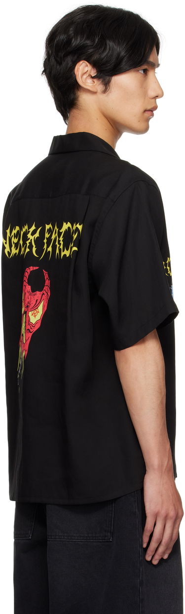 Риза WACKO MARIA WACKO MARIA x NECKFACE Short Sleeve Shirt Черно | NECKFACE-WM-HI20, 2