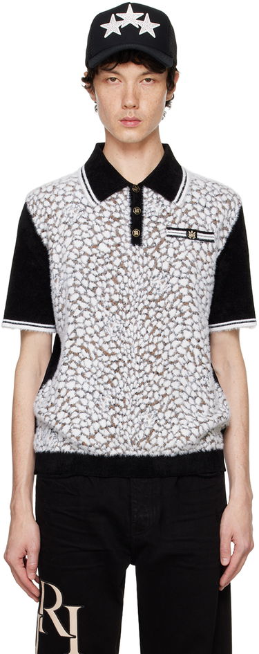 Поло тениска AMIRI AMIRI M.A. Leopard Print Polo Многоцветен | AMKNPO1040, 0