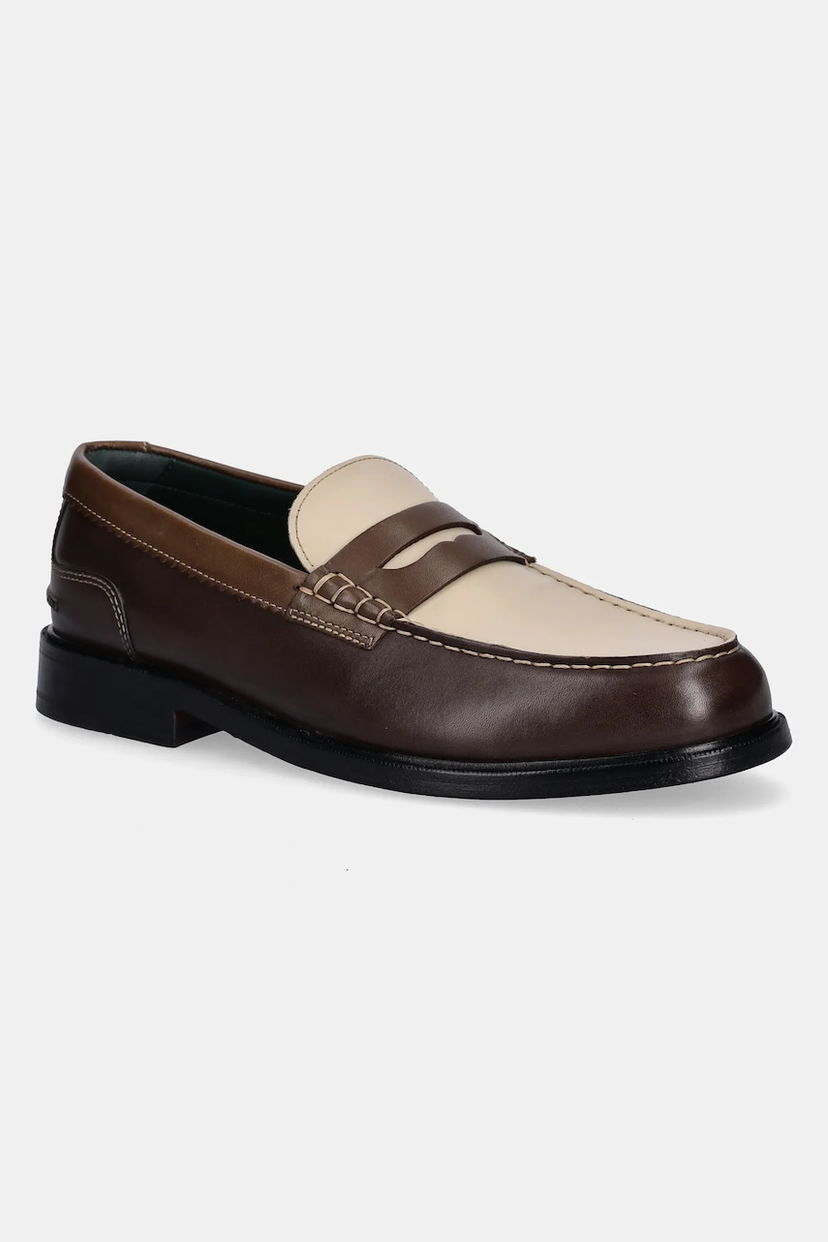 Кецове и обувки Clarks Originals CraftJames Lo Leather Loafers Кафяво | 26184374