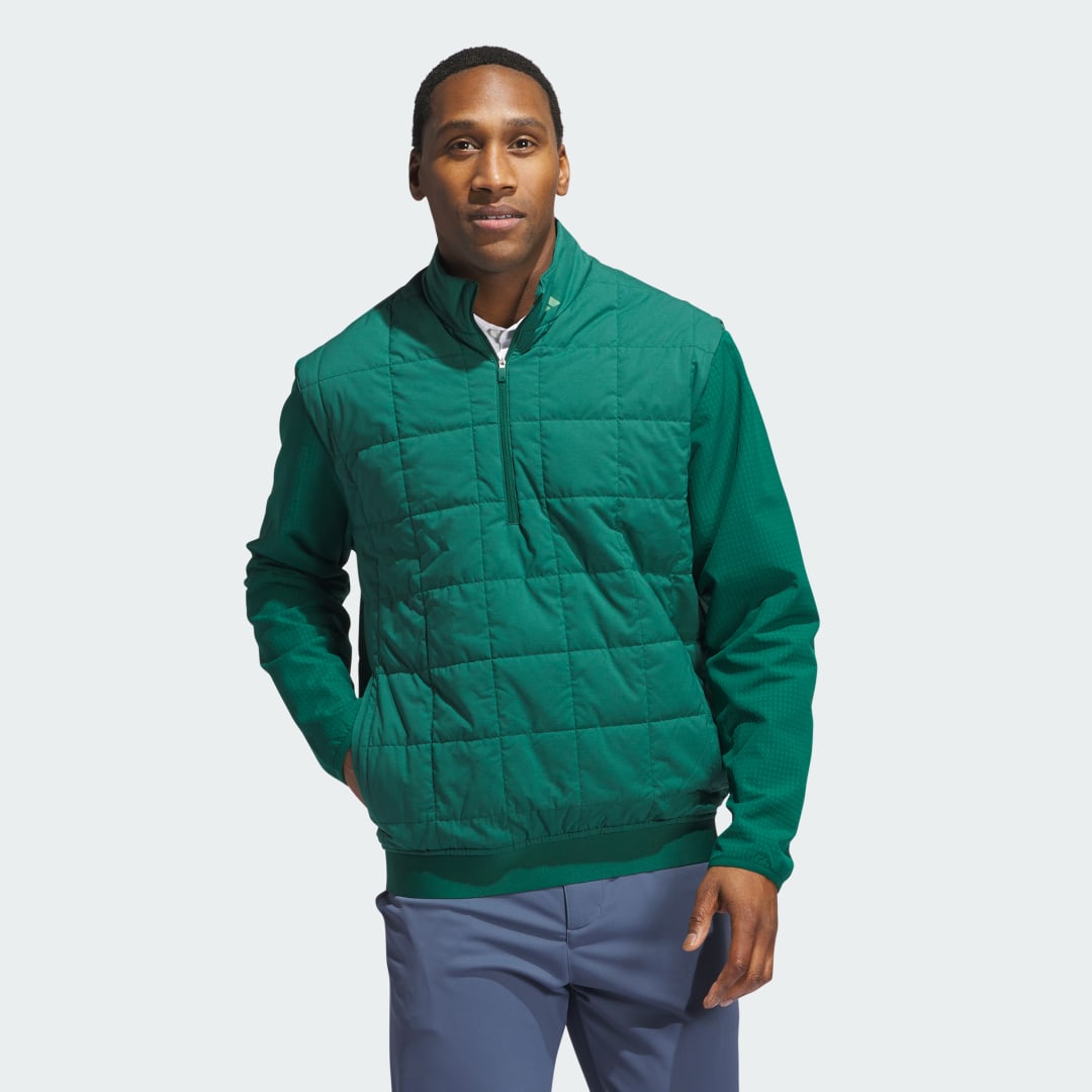 Пуловер adidas Performance Ultimate365 Quilted Hybrid Golf Pullover Зелено | IW1392, 0