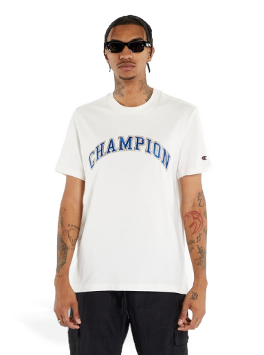 Тениска Champion Crewneck T-Shirt White Бяло | 219180 CHA WW034