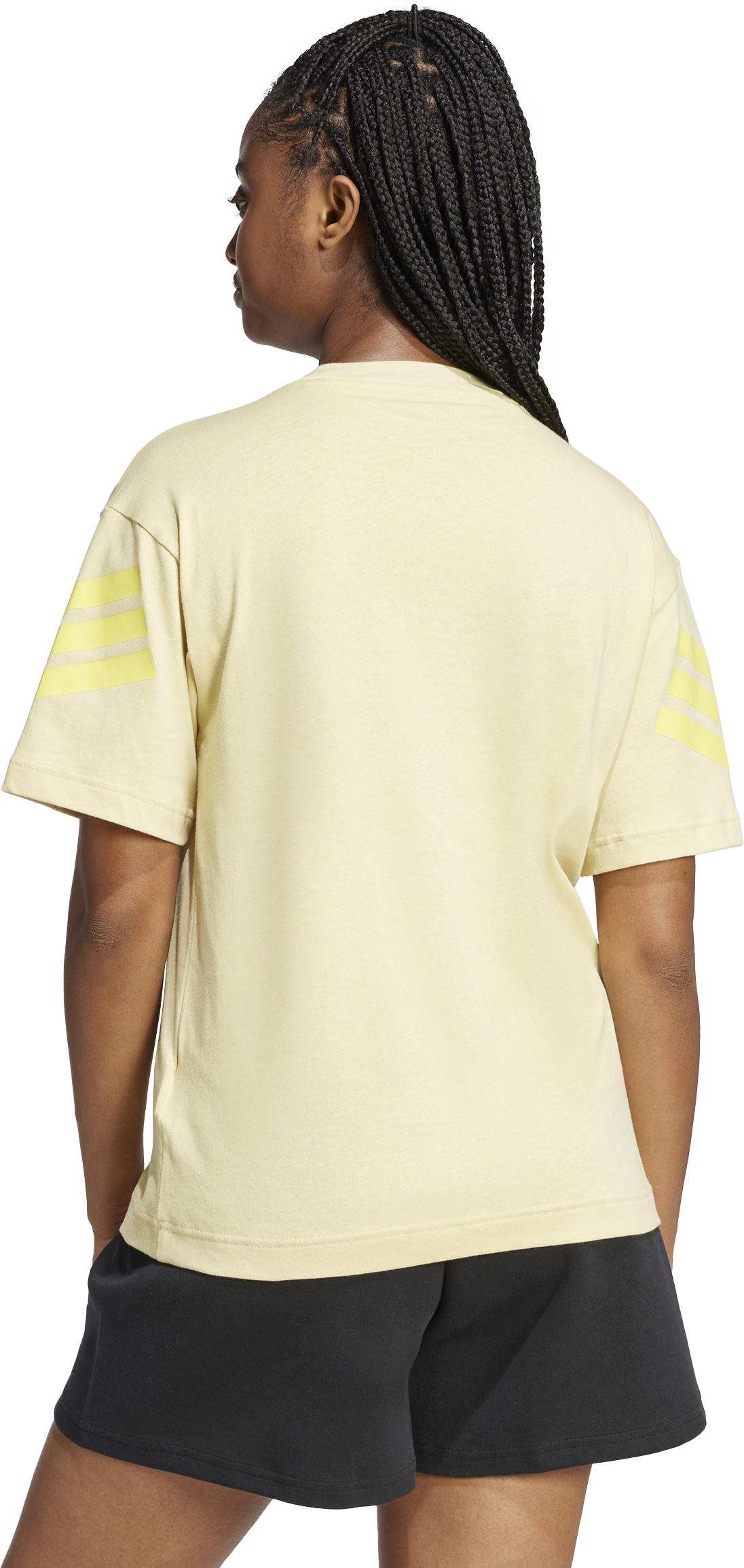 Тениска adidas Originals Future Icons 3-Stripes T-Shirt Жълто | je3712, 1