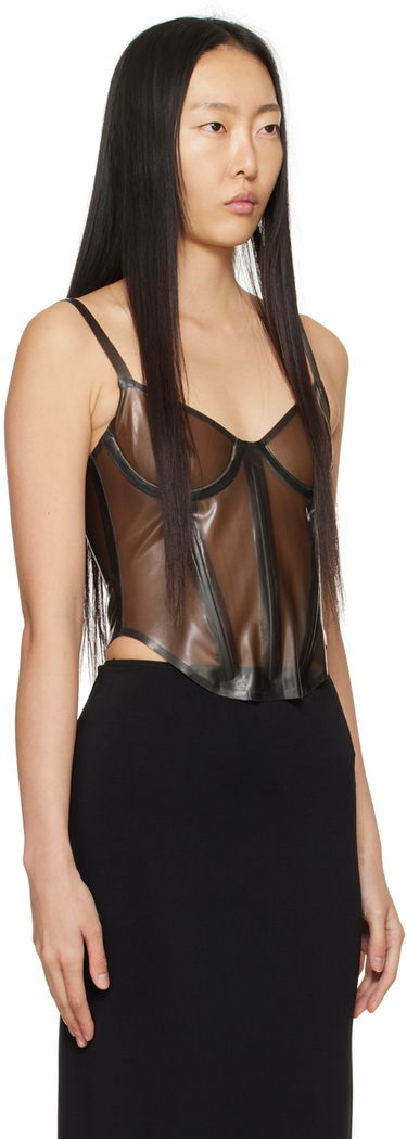 Сутиен Miaou Miaou Kiko Corset Top Кафяво | 7075LTXSMB, 1