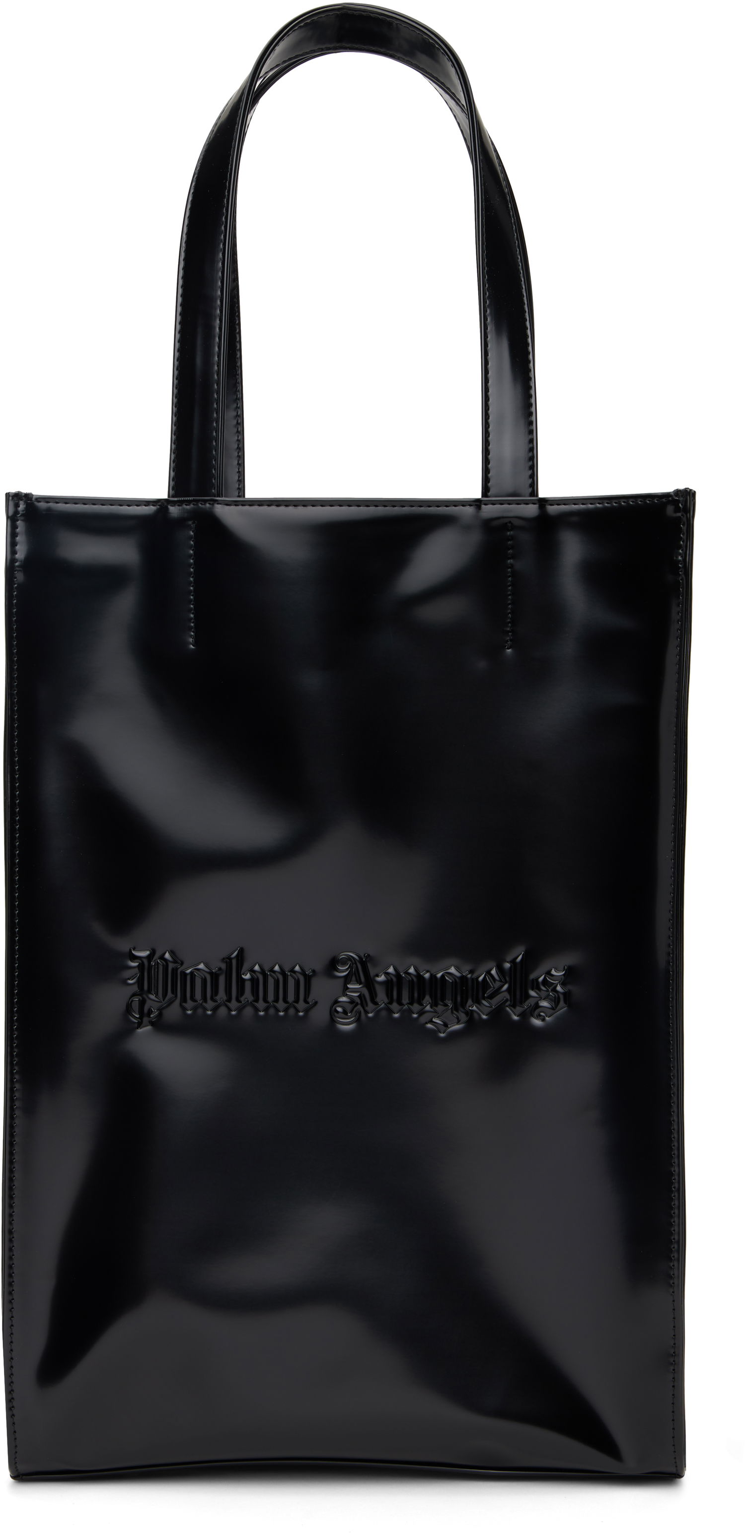 Голяма пазарска чанта Palm Angels Classic Logo Tote Bag Черно | PMNA077F24FAB0011000, 0