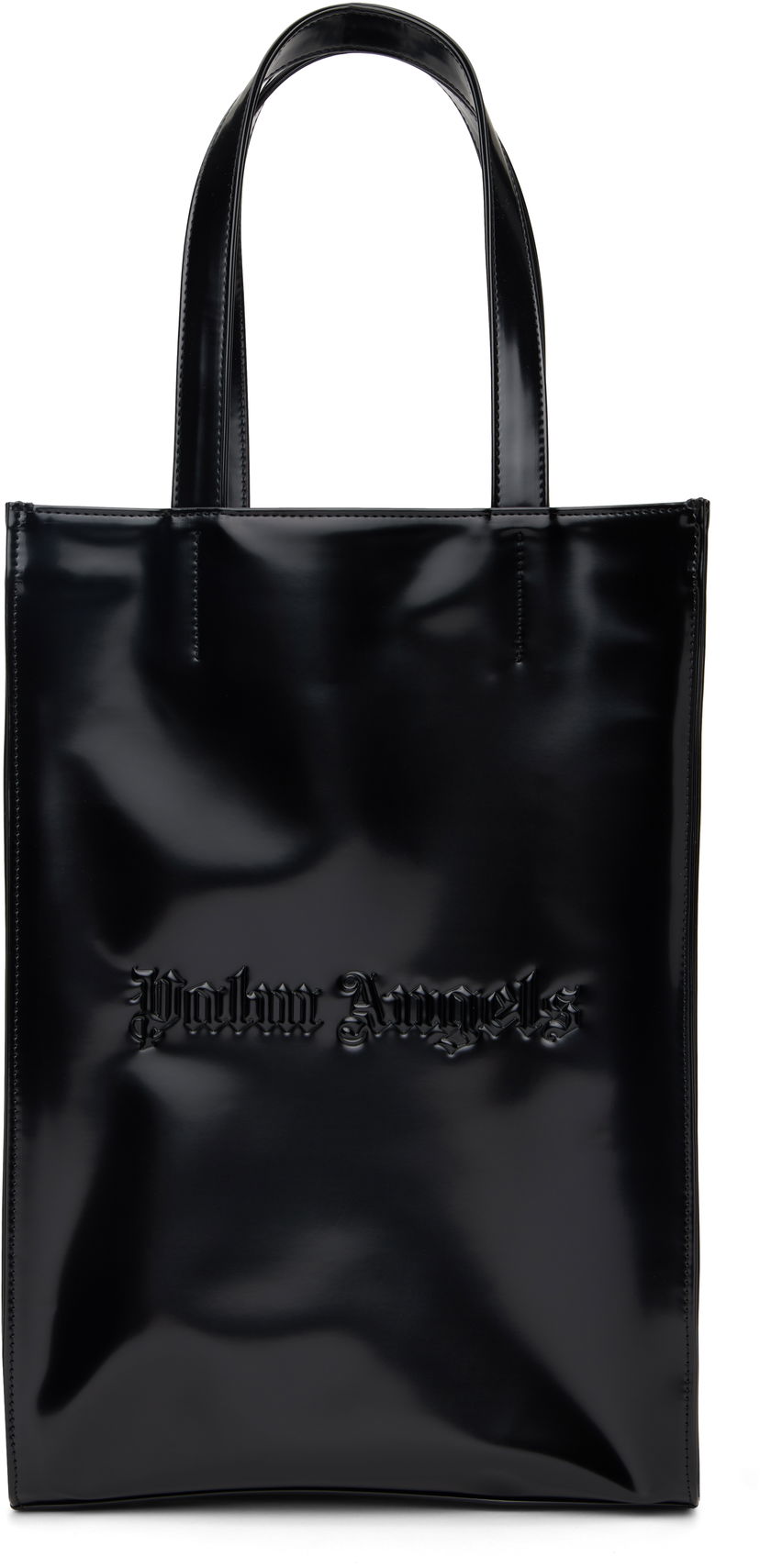 Голяма пазарска чанта Palm Angels Classic Logo Tote Bag Черно | PMNA077F24FAB0011000