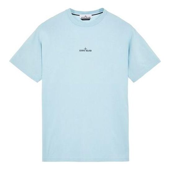 Тениска Stone Island Logo T-Shirt Синьо | 79152NS82-V0041