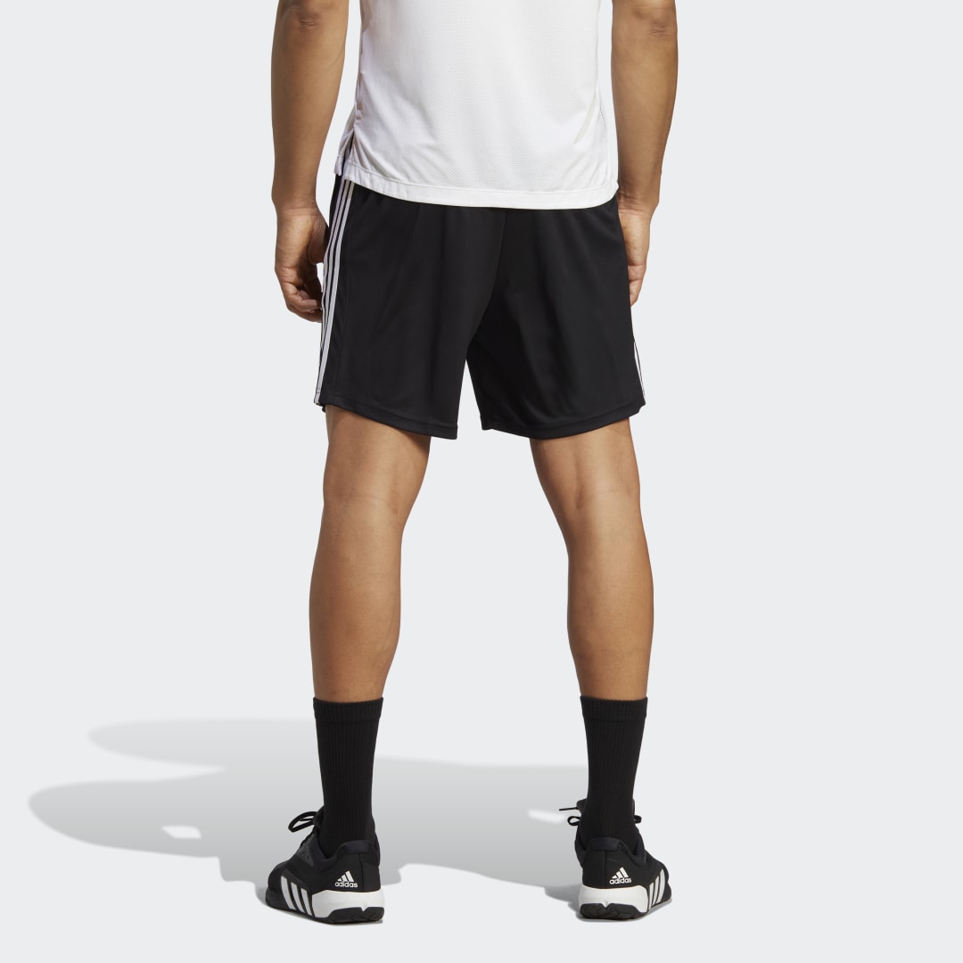 Къси панталони adidas Performance Essentials Piqué 3-Stripes Training Shorts Черно | IB8111, 1