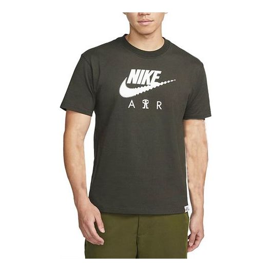 Тениска Nike Alphabet Logo Graphic T-Shirt Зелено | DQ1017-355
