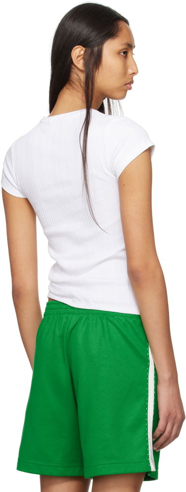 Тениска RE/DONE Hanes Edition 60s Slim Ribbed T-shirt Зелено | 865-02WSLIMTE, 2