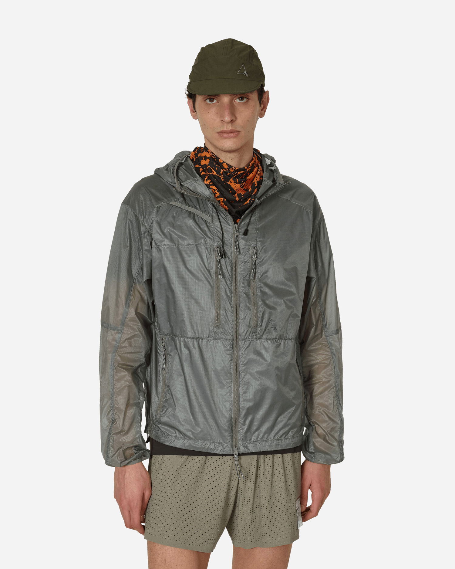 Яке ROA Transparent Synthetic Jacket Miriage Grey Сиво | RBMW097FA69 GRY0017, 1