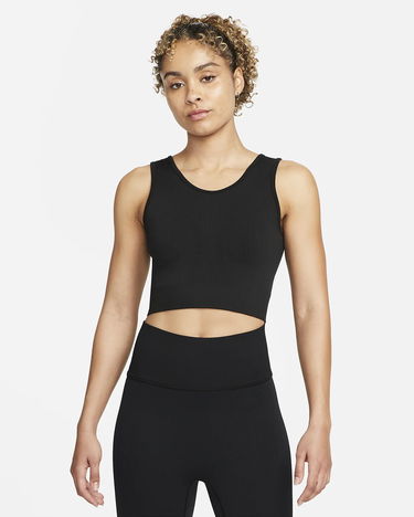Съкратен топ Nike Yoga Dri-FIT Advance Crop Top Черно | DM7665-010, 0