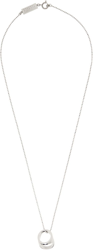 Колие Maison Margiela MM6 Maison Margiela Gold Signet Ring Pendant Necklace Жълто | SM6UU0084 P7355, 1