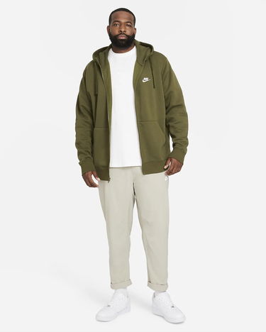 Суитчър Nike Fleece Full-Zip Hoodie Зелено | BV2645-327, 0