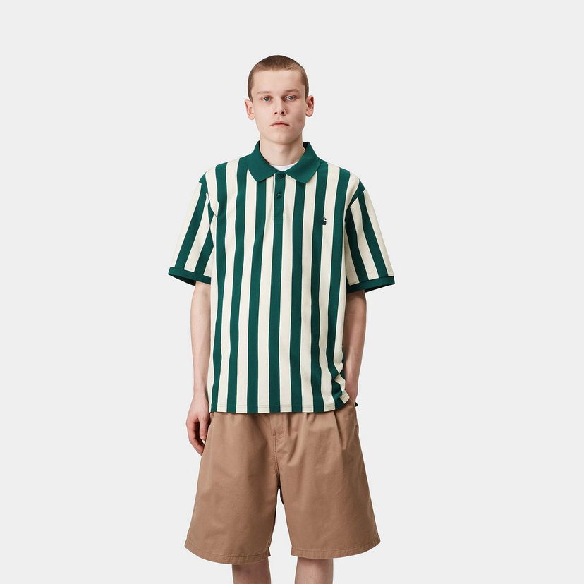 Поло тениска Carhartt WIP Carhartt WIP S/S Boynton Polo Shirt Зелено | I034567_13