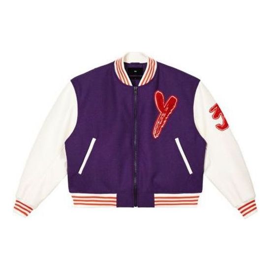 Яке бомбър adidas Originals Y-3 Letterman Jacket Лилаво | IA3106, 0