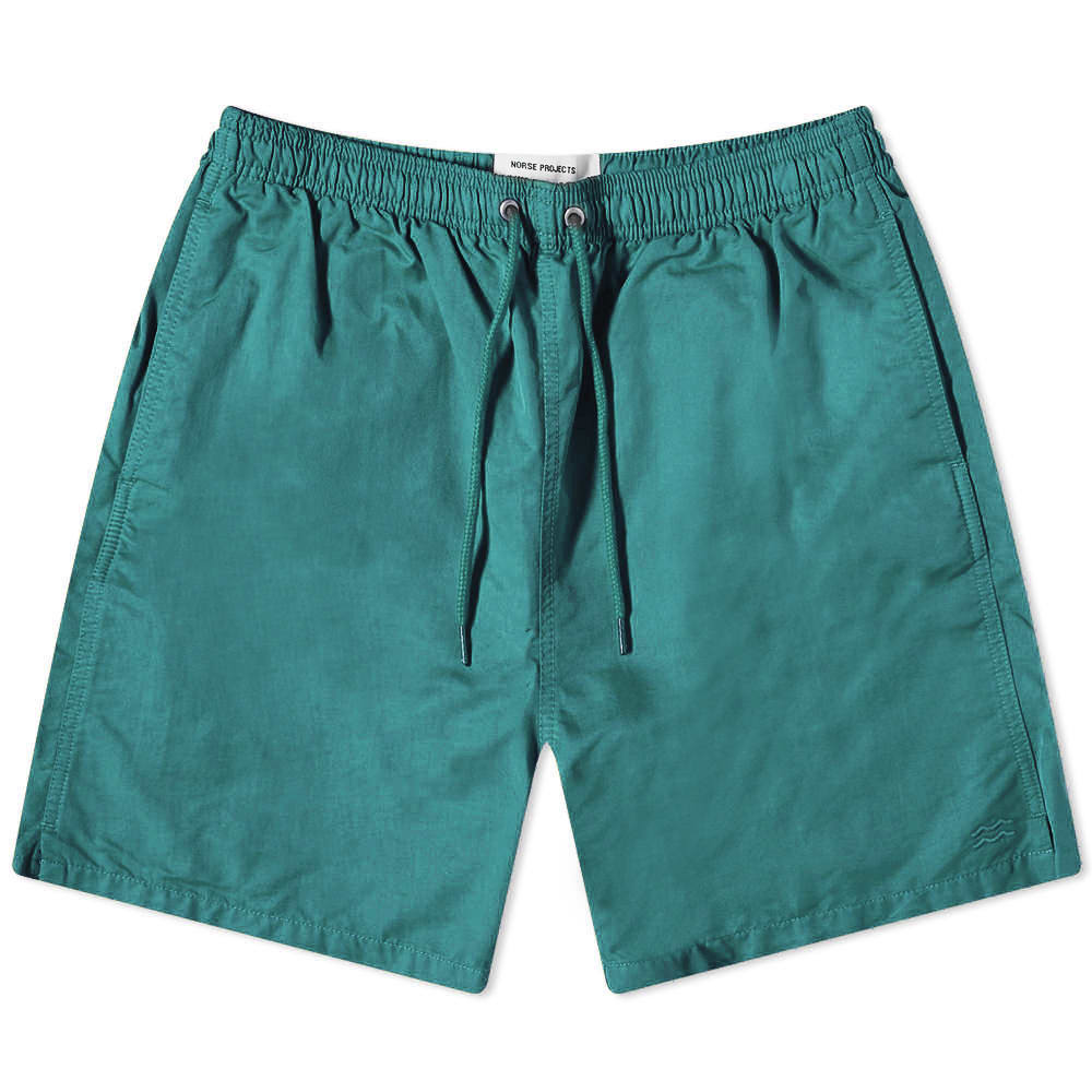 Бански NORSE PROJECTS Hauge Swim Short Sea Тюркоазено | N35-0581-7184, 0