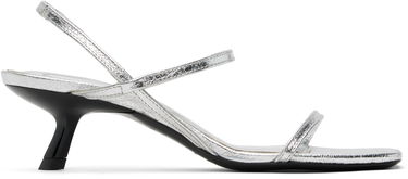 Грижа за обувките Anine Bing ANINE BING Hilda Heeled Sandals Металик | A-14-10684-SLV1, 0