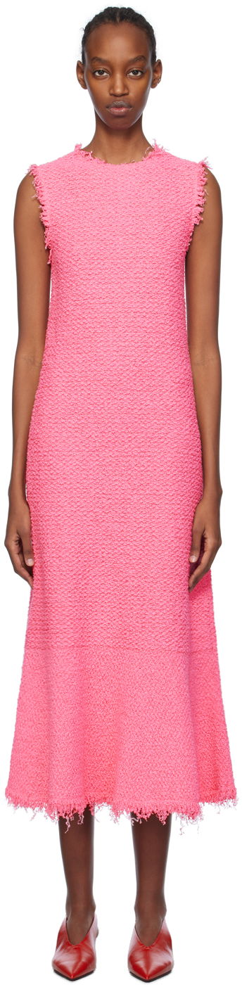 Pокля Jil Sander Sleeveless Midi Dress Розово | J02CT0309_J15397, 0