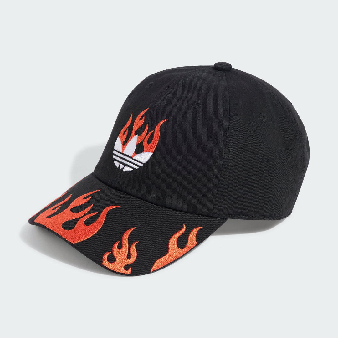 Шапка с козирка adidas Originals Flames Dad Graphics Originals Черно | IR6459, 1