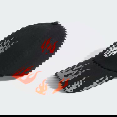 Шапка с козирка adidas Originals Flames Dad Graphics Originals Черно | IR6459, 1