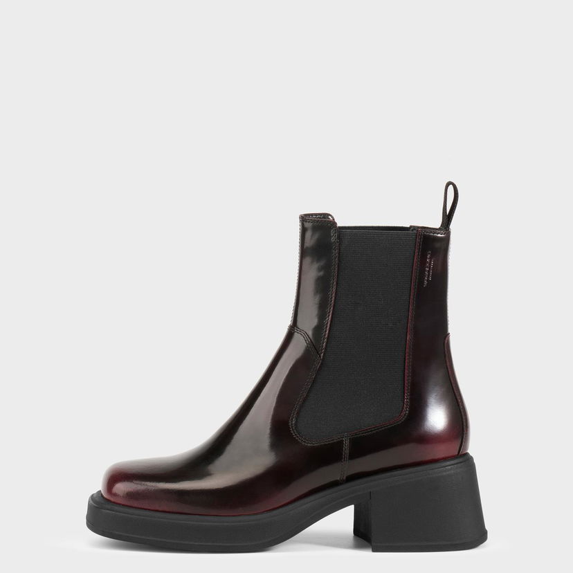 Кецове и обувки Vagabond Vagabond Dorah Patent Leather Chelsea Boots Бургунди | 5642-004-54