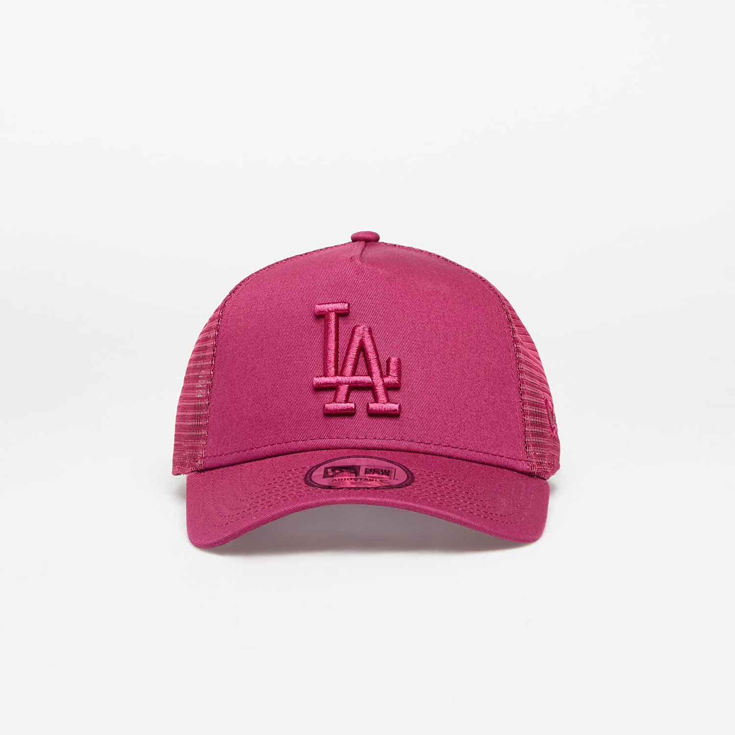 Шапка с козирка New Era Los Angeles Dodgers 9FORTY A-Frame Trucker Cap Бургунди | 60667393, 0
