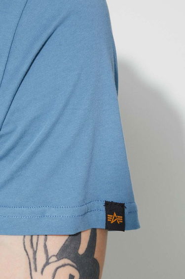 Тениска Alpha Industries Alpha Industries Basic Small Logo T-Shirt Синьо | 188505.538, 5
