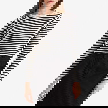 Тениска BEAMS Beams Boy Long Sleeve Stripe T-Shirt Черно | 13140060654-18, 2