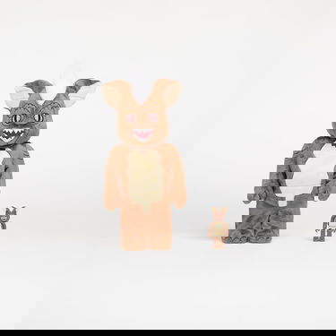Колекционерско Medicom Toy BE@RBRICK Stripe 100% & Costume 400% Set Кафяво | 4530956616803, 0