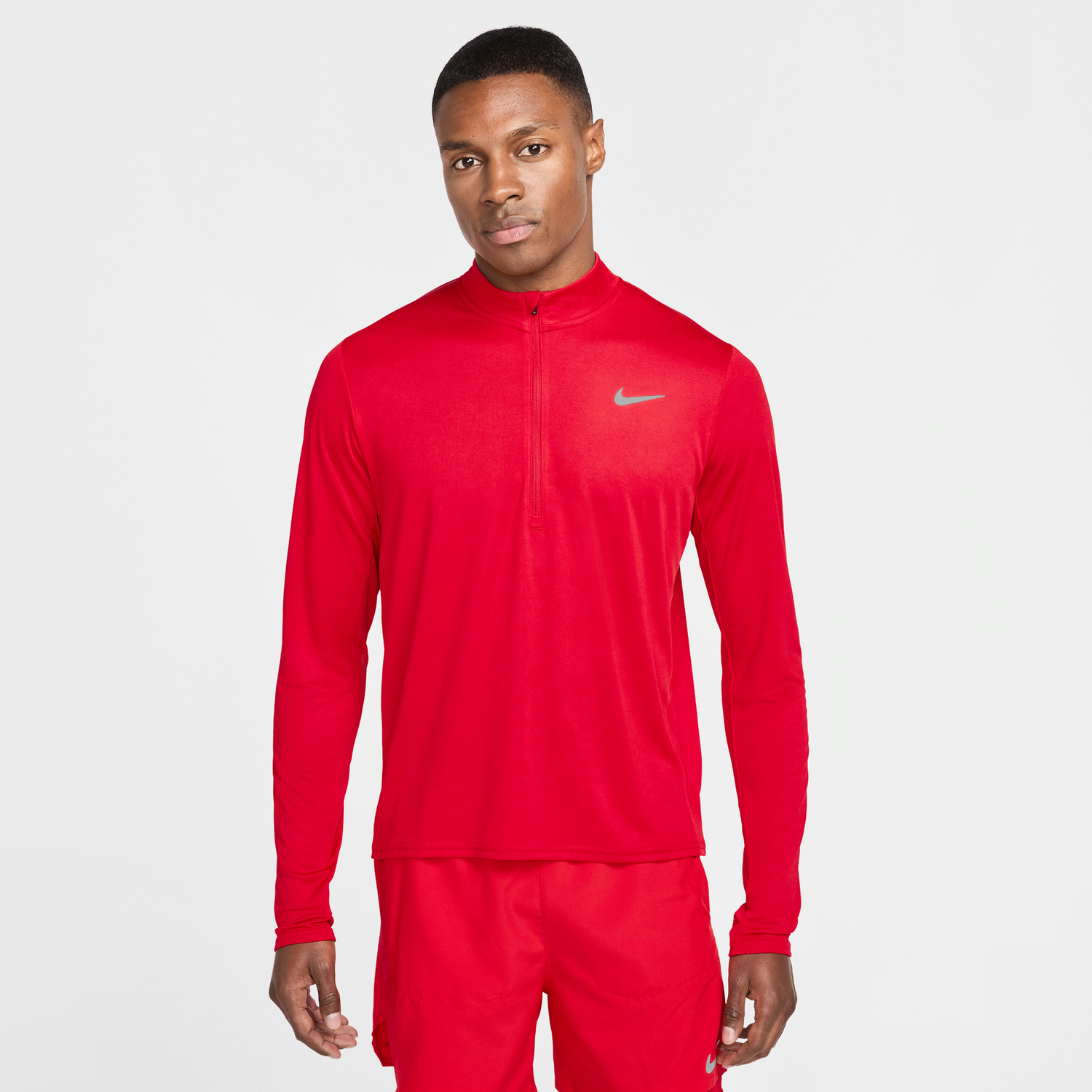 Пуловер Nike Pacer Dri-FIT 1/2 Zip Running Top Червено | FQ2494-657, 0